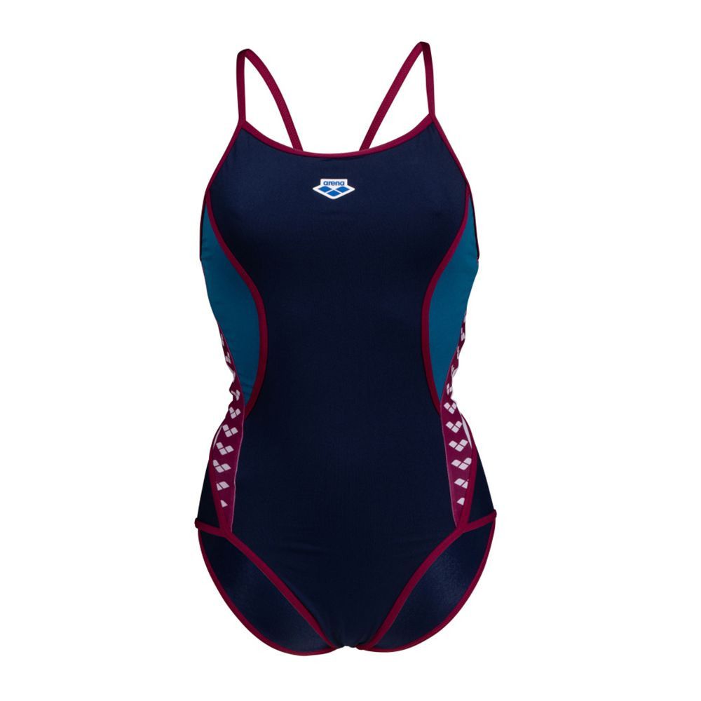 Arena ICONS SUPER FLY B - Maillot de bain 1 pièce Femme navy/blue cosmo/white/red