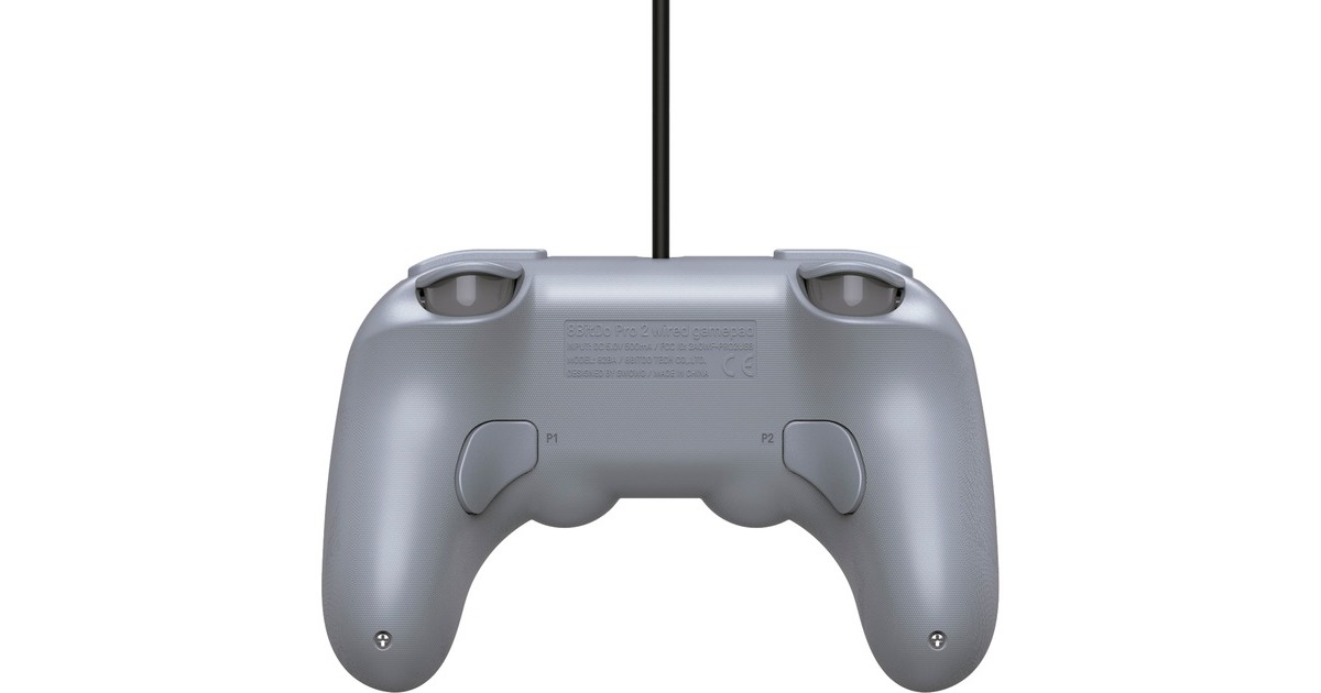 8BitDoPro 2 Wired PS gamepad  (Grijs, Pc, Nintendo Switch)