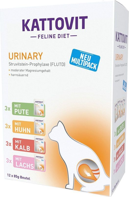 Kattovit - Urinary - Natvoer - Mixpakket - 12 x 100g