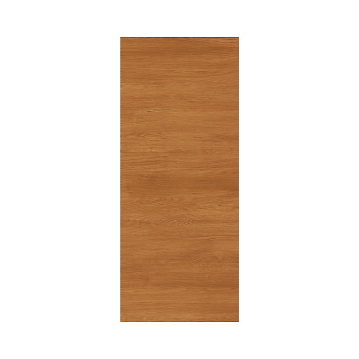 Façade de cuisine 1 porte et 1 tiroir Chia décor chêne fumé l. 30 cm x H. 72 cm GoodHome