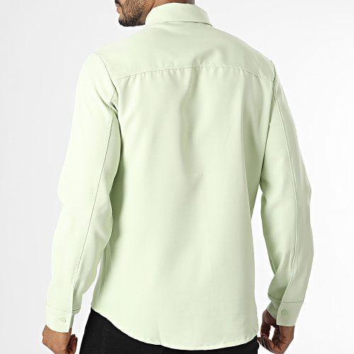 Chemise Manches Longues Vert Clair