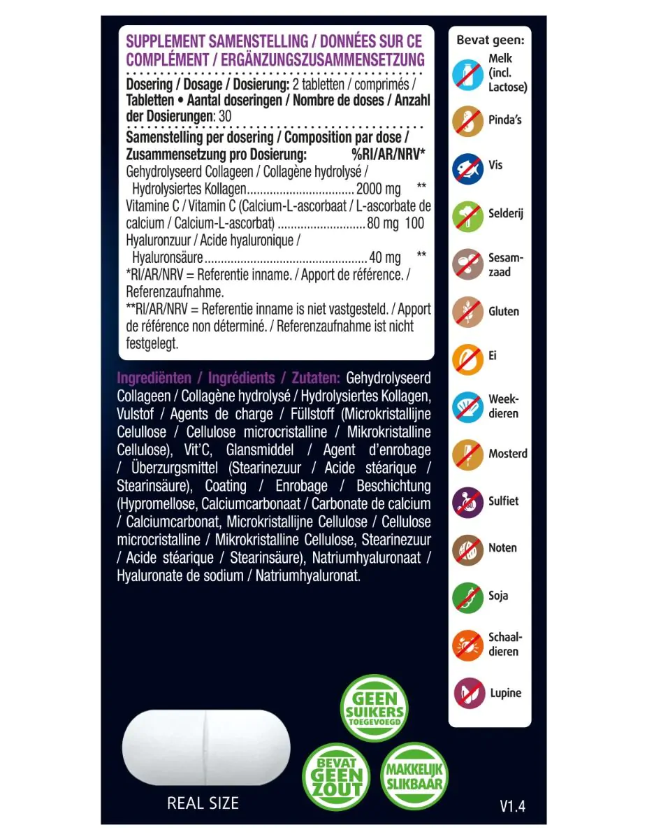 Super Collageen 2000 mg Tabletten