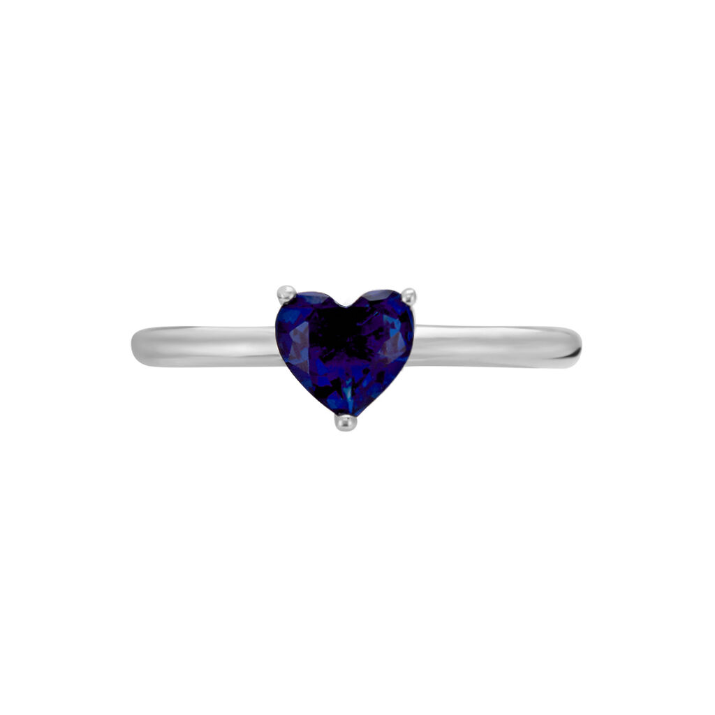 Bague Solitaire Kelvyn Argent Blanc Oxyde De Zirconium