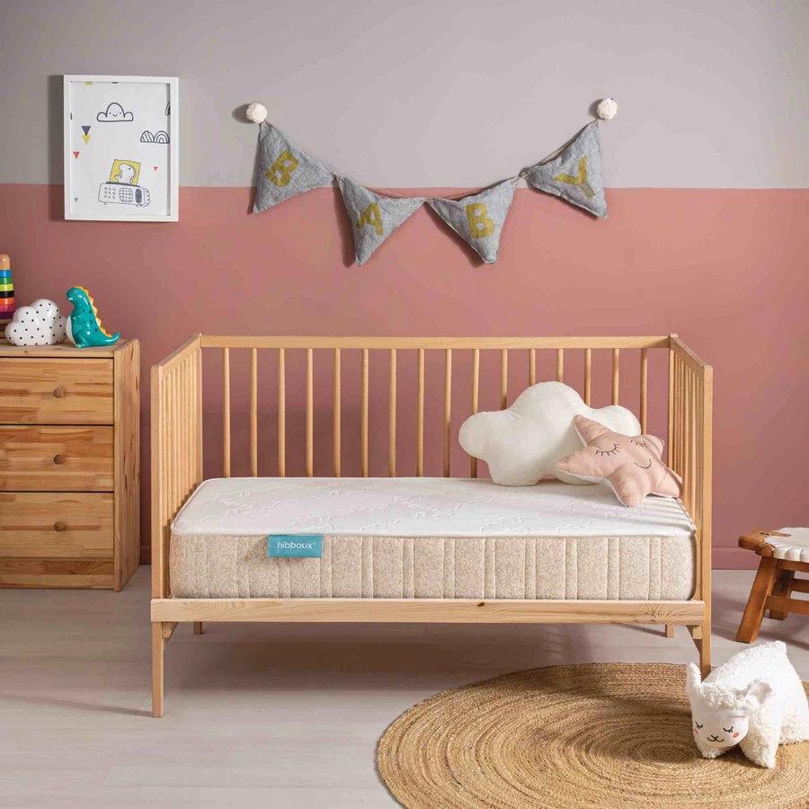 hibboux® Matratze Nest Weiß