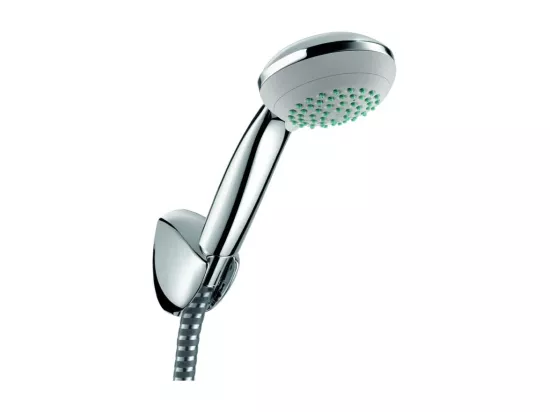 Ensemble support mural et douchette Vario avec flexible de douche 160 cm chromé Hansgrohe Crometta 85