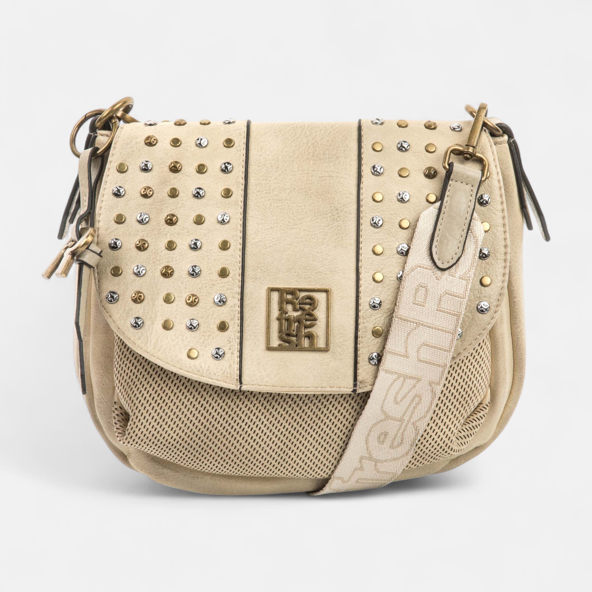 Sac bandoulière beige