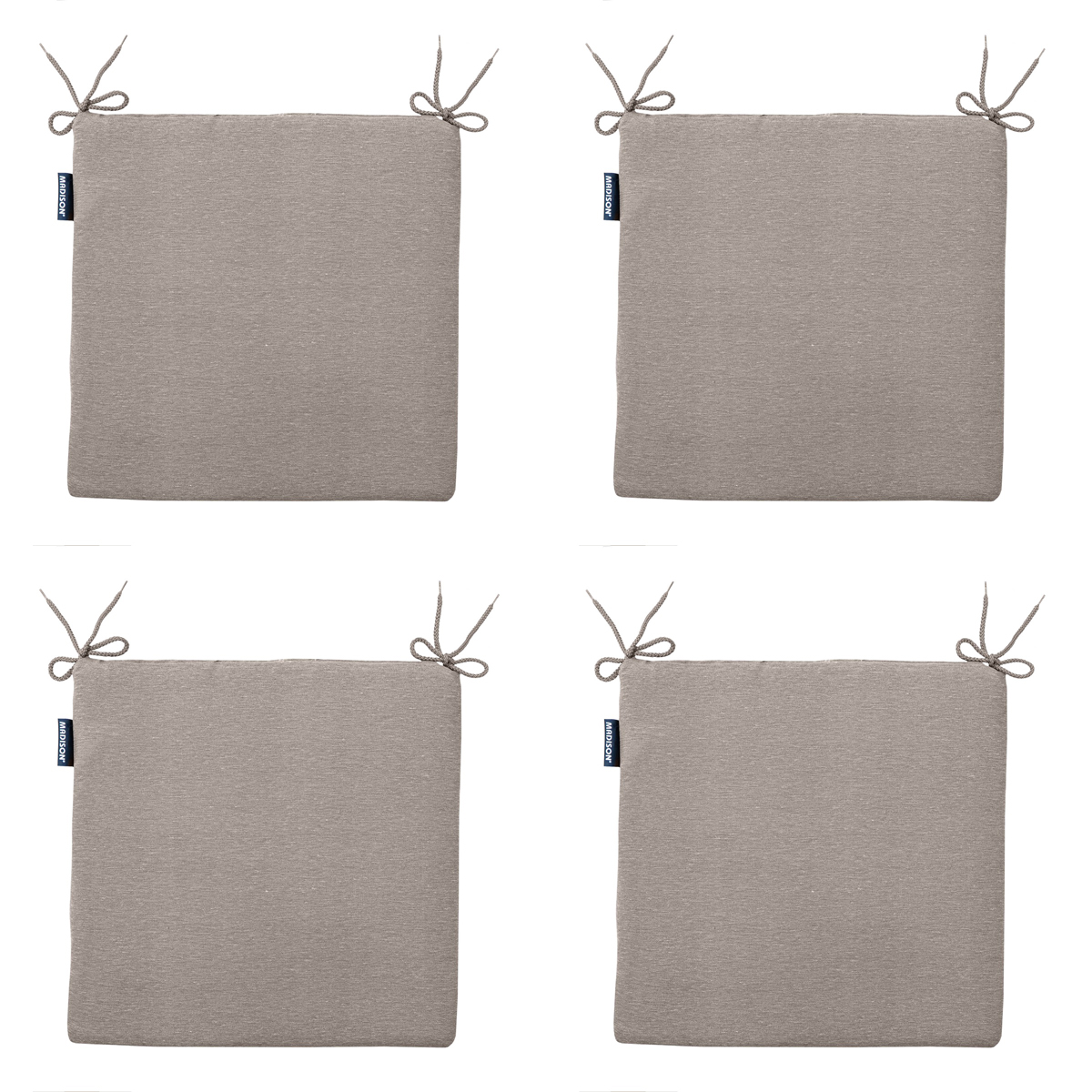 Madison Panama jute Zitkussen - Set van 4
