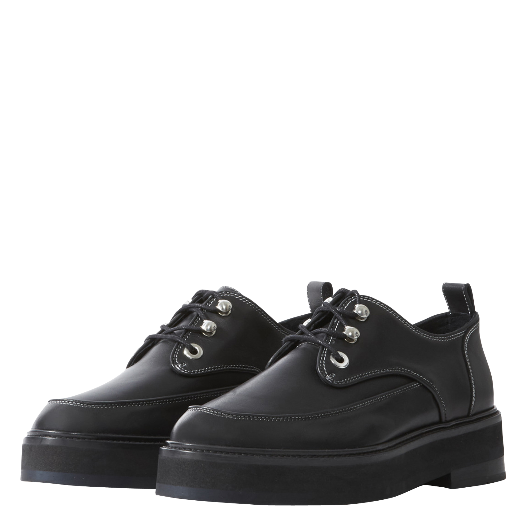 Derbies en cuir | Noir