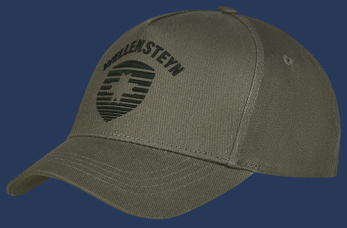 Stripe Cap Baumwolle, Anthracite/Black