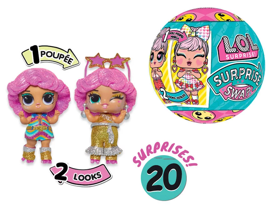 LOL SURPRISE -  SURPRISE SWAP  MINI POUPEE 7.5 CM