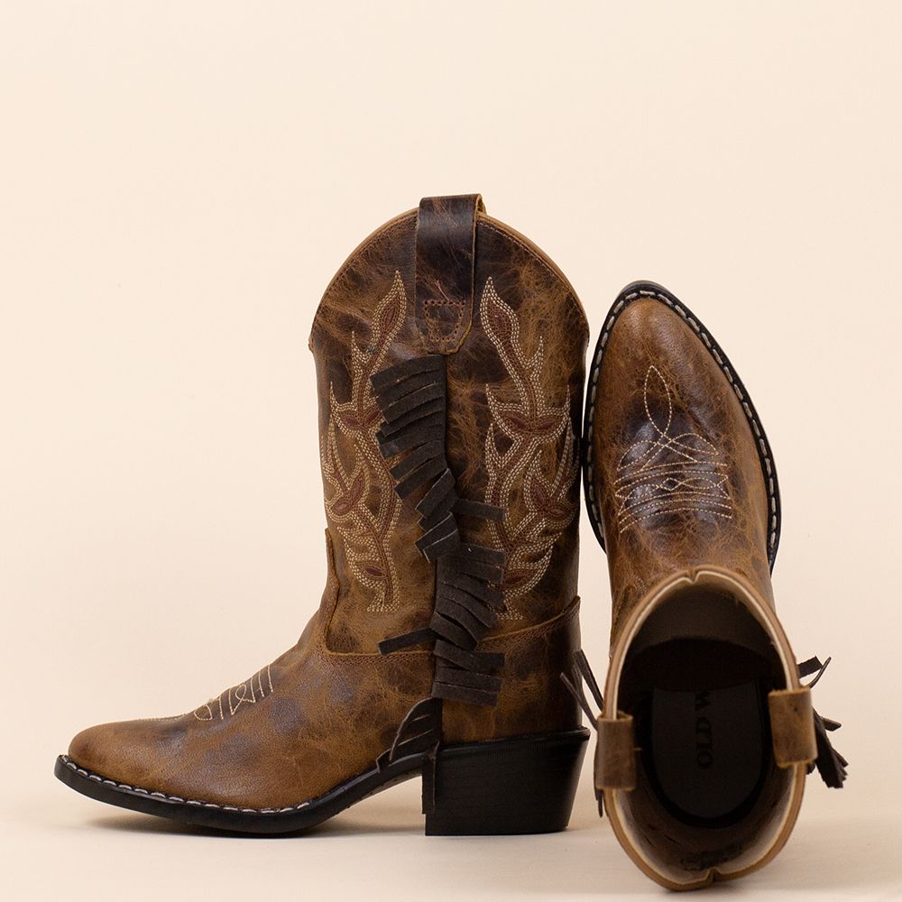 Old West 8199 cowboylaarsjes fringes