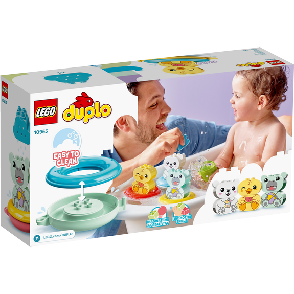 Jouet de bain - le train flottant des animaux LEGO Duplo 10965