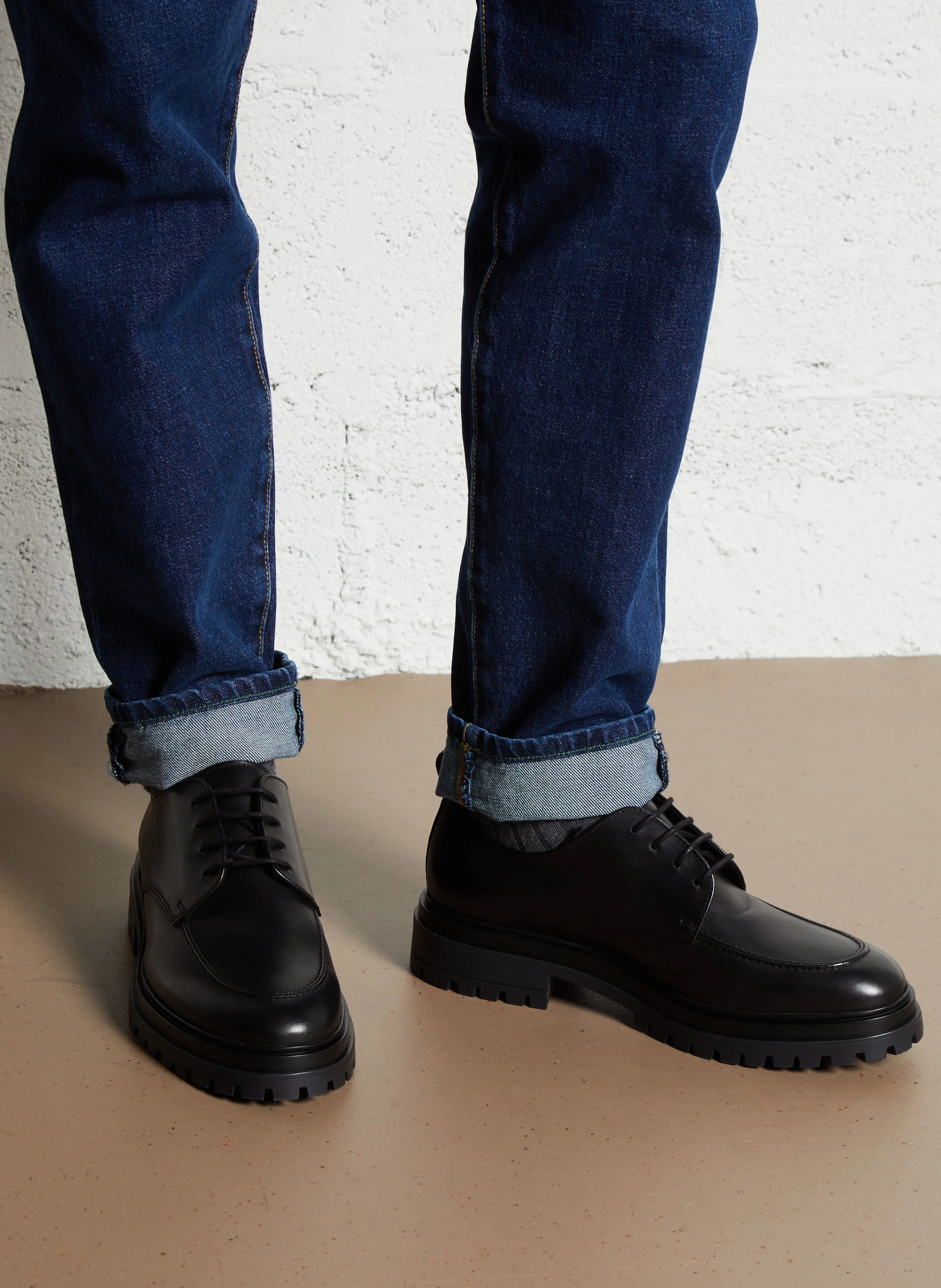 Derbies en cuir | Noir