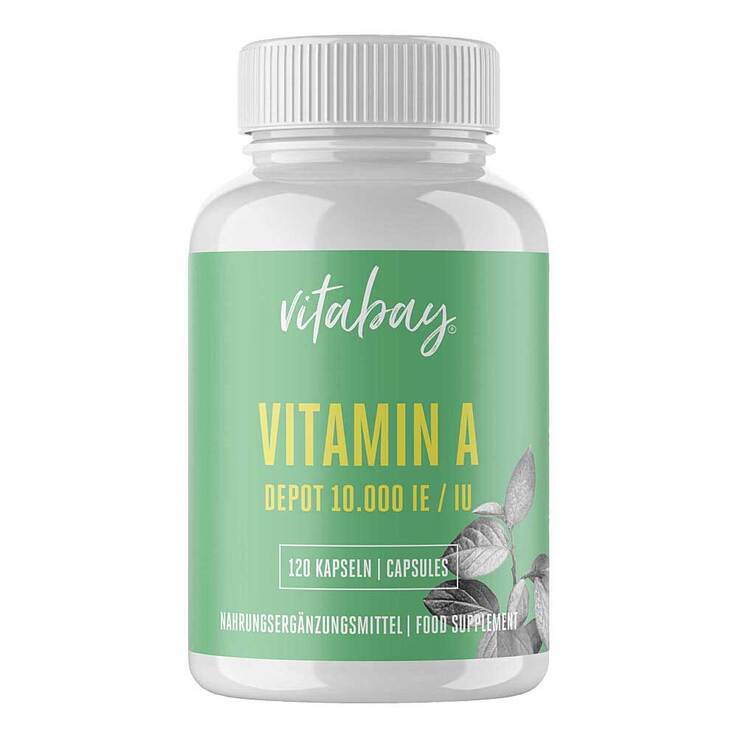 Vitamin A 10. 000 I.E. Depot vegan hochdos.Kapseln, 120 St
