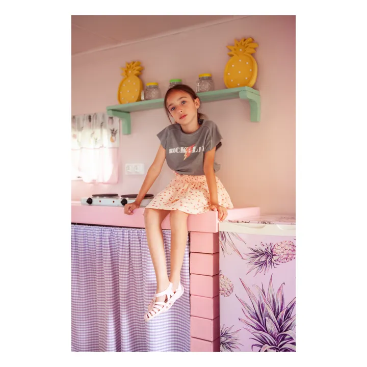Tocoto Vintage Jupe-Short Coeur | Rose pêche