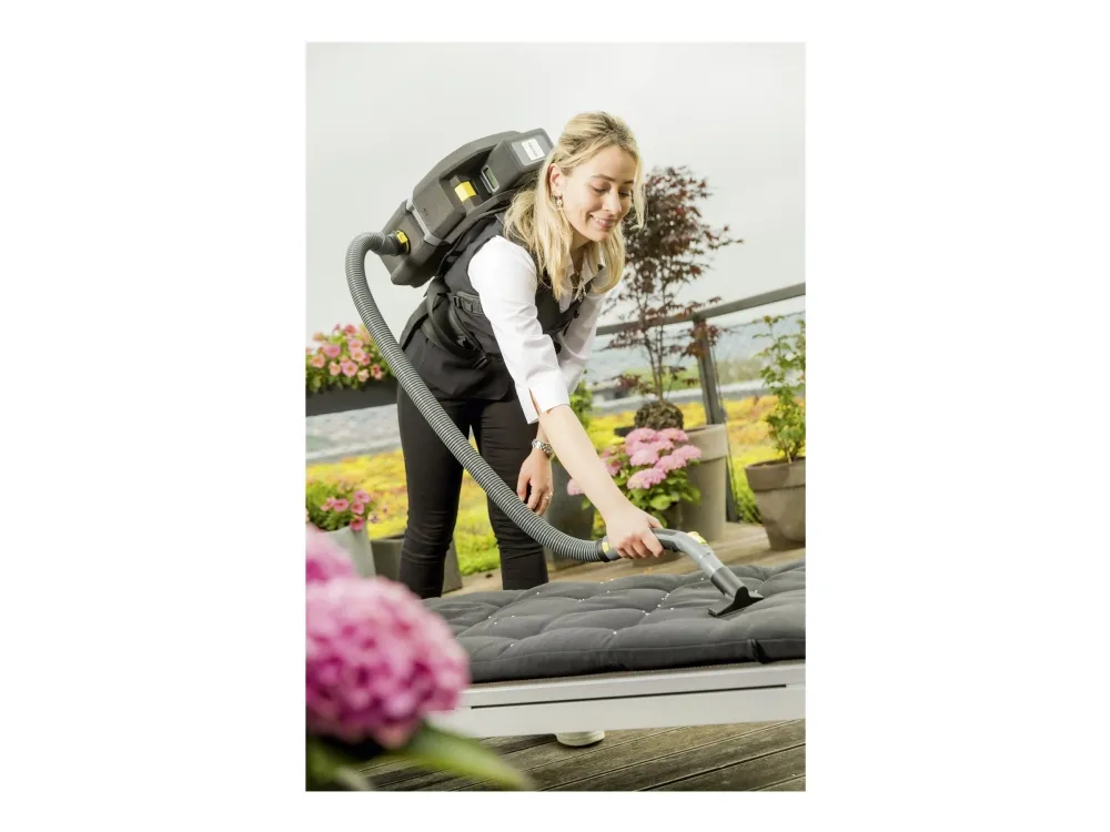 Kärcher Professional BVL 5/1 Bp - Støvsuger - rygsæk - pose / uden pose - sort - intet batteri, ingen oplader