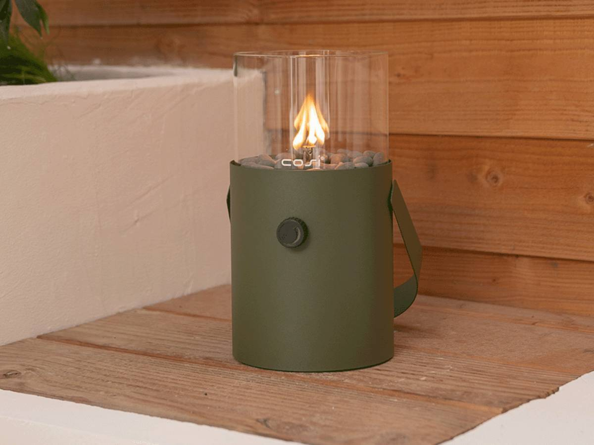 Cosi Fires Cosiscoop Original gaslantaarn - Moss green