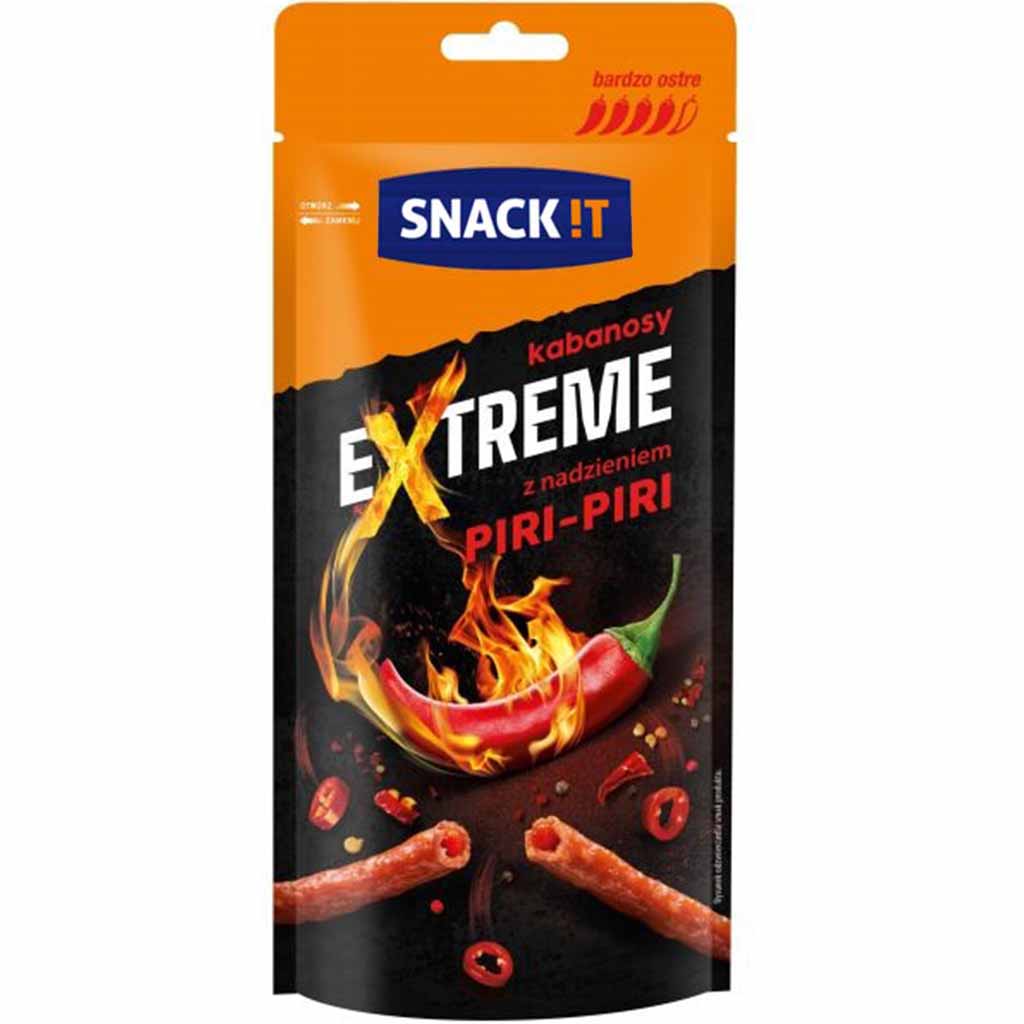 Tarczyński Snack It Kabanossi Extreme Piri-Piri 95g MHD:3.3.25