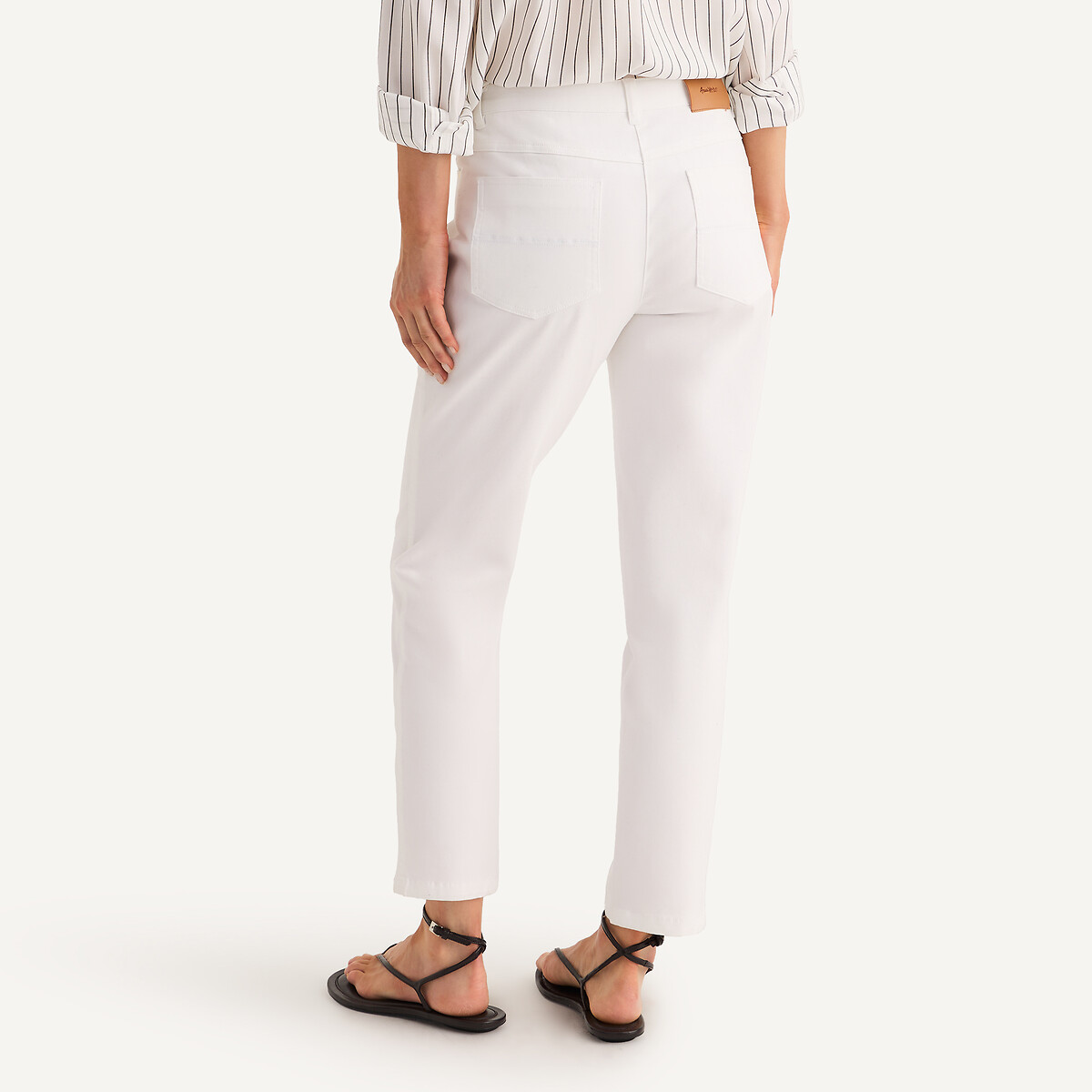 ANNE WEYBURN<br>Direita 7/8 broek, stretch katoen