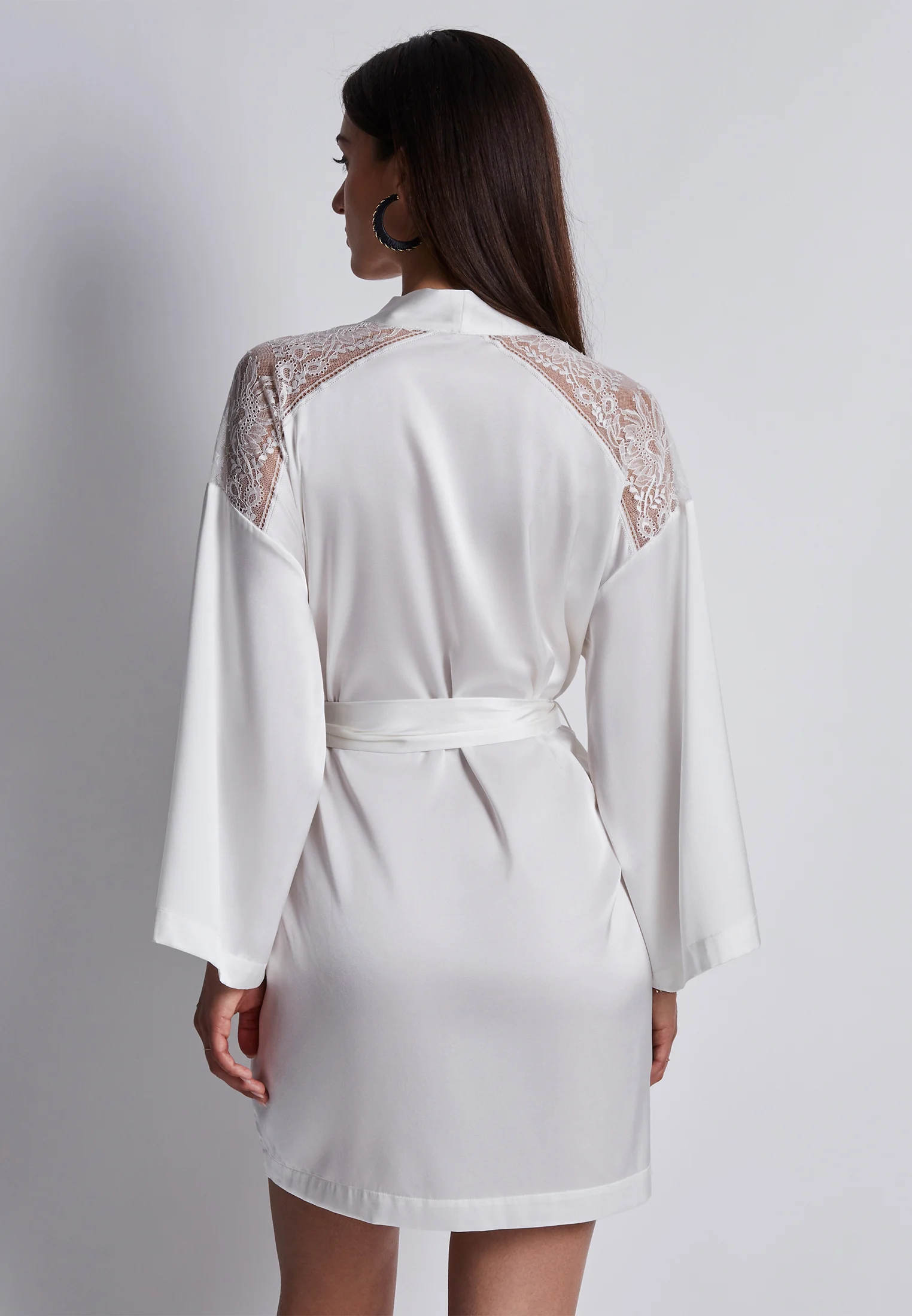 MIDNIGHT WHISPER - Kimono | Blanc