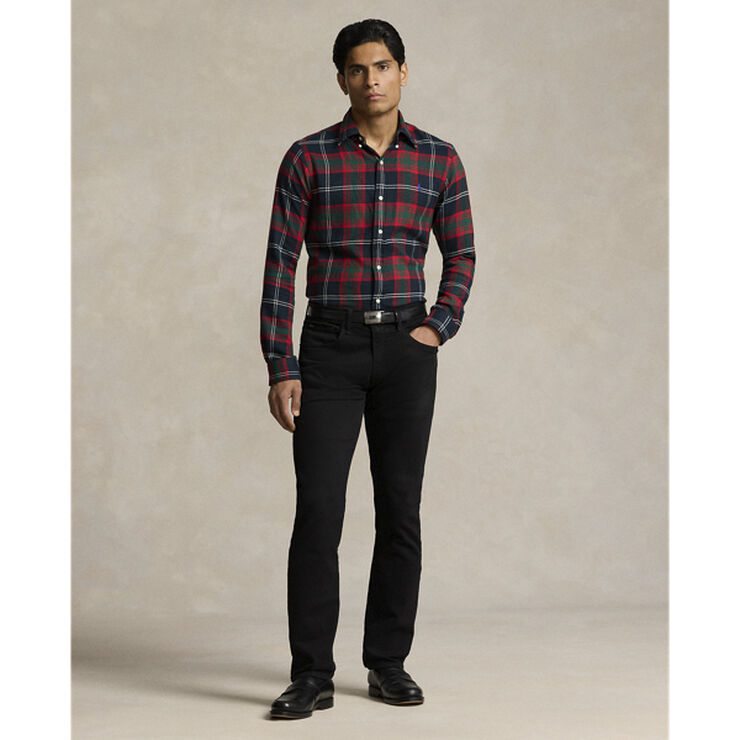 Polo Ralph Lauren BRUSHED FLANNEL-LSL-SPS 6562 navy red multi
