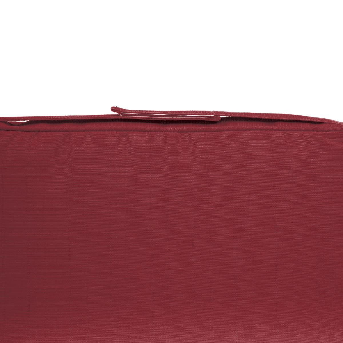 GALETTE CHAISE SCRATCH KORAI 40X40CM BORDEAUX
