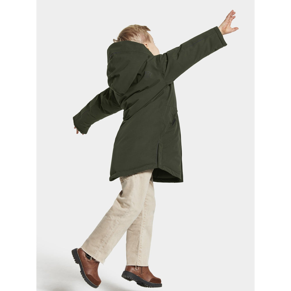 Køb Didriksons Deep Green Timon Kids Parka