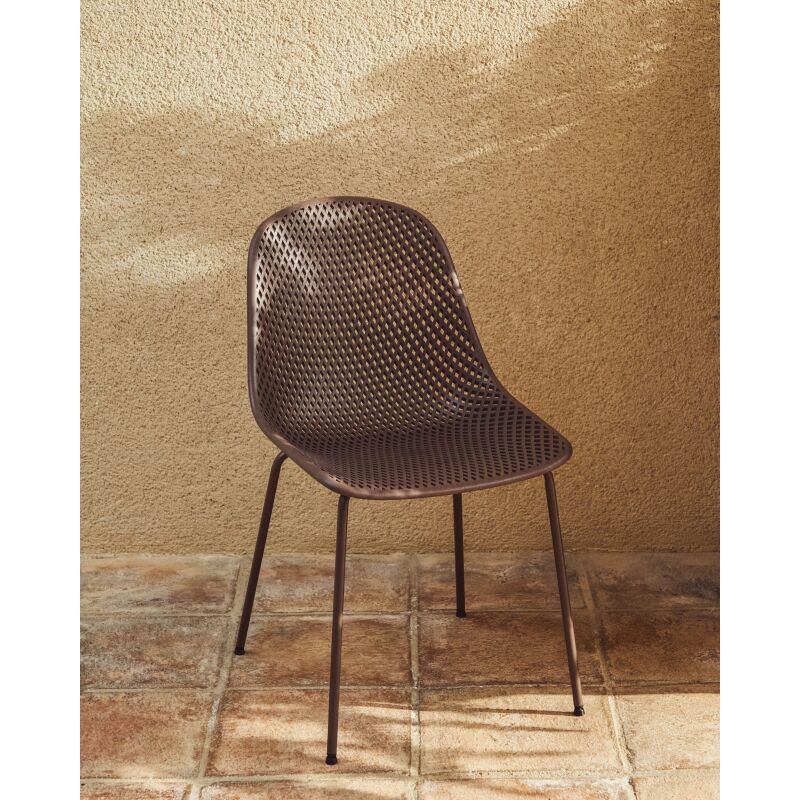 Chaise d’extérieur Quinby marron