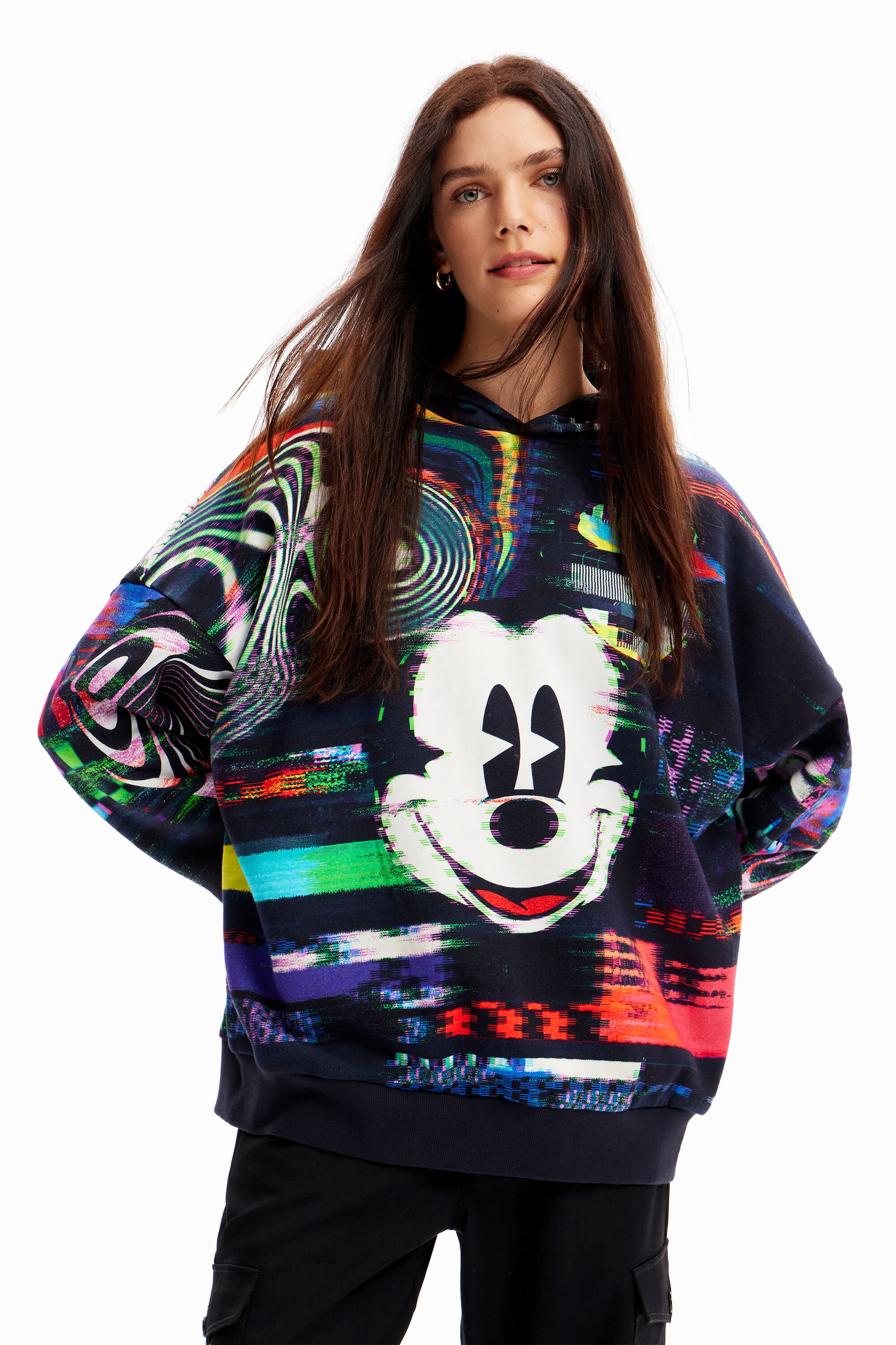 Sweat-shirt oversize Mickey Mouse