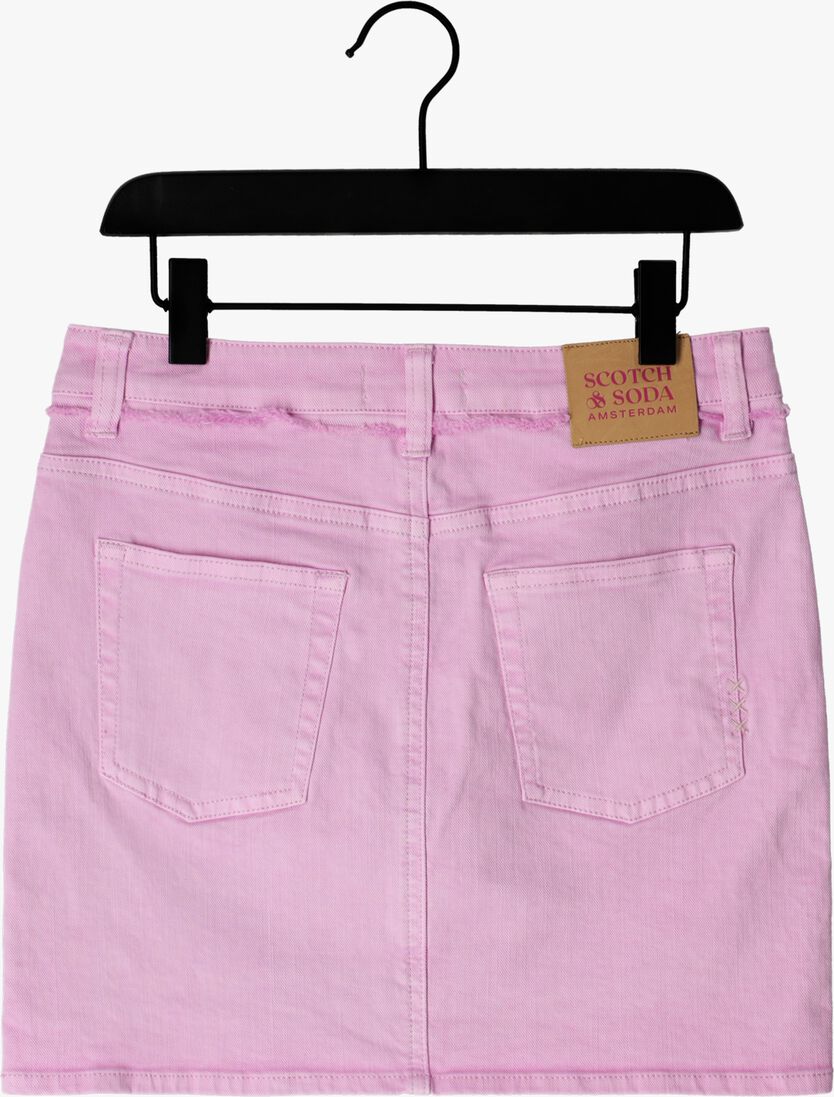 SCOTCH & SODA lila scotch & soda minirok 5 pocket denim mini skirt