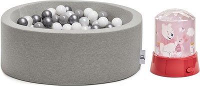 JLY Ballbasseg Med Ole Brumm Projektor, Grey/Rose