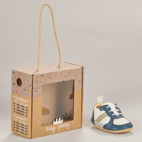 Easy Peasy - MY PRE BASKET LACET - Bleu