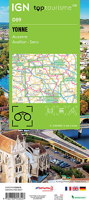 IGN - YONNE D89 TOP TOURISME 100 IGN