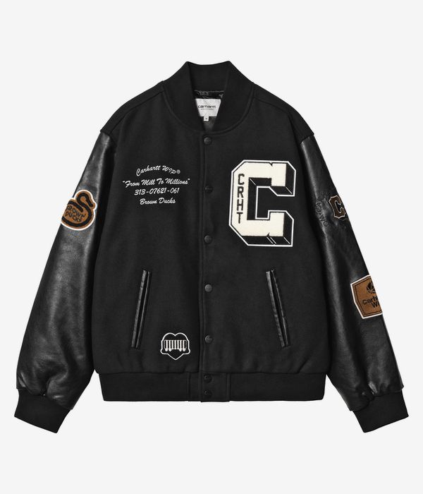 Carhartt WIP Brown Ducks Bomber Jacke (black black)