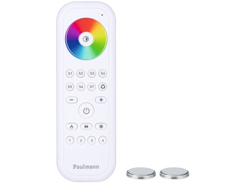 Paulmann Fernbedienung Gent 2 Zigbee 3.0 Fernbedienung zur direkten Steuerung von Zigbee 3.0 Lichtprodukten