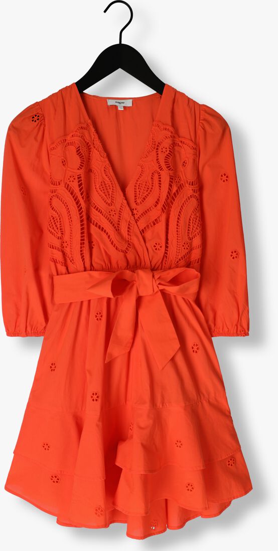 SUNCOO oranje suncoo mini jurk cliff