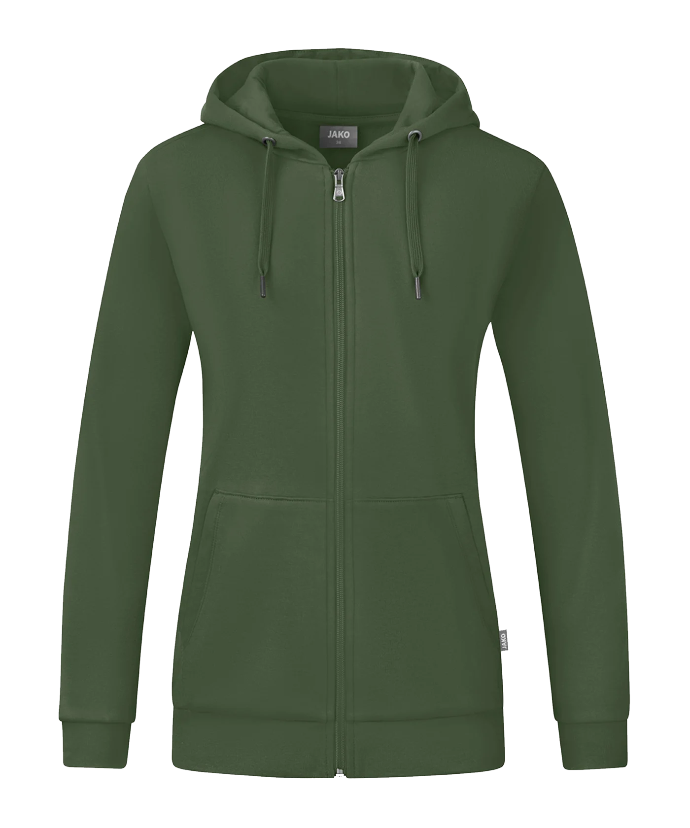 JAKO Organic Kapuzenjacke Damen Grün F240