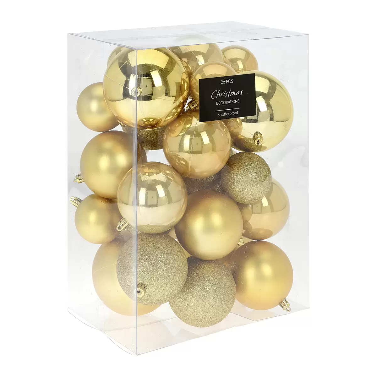 Weihnachtskugel X-mas Gold
