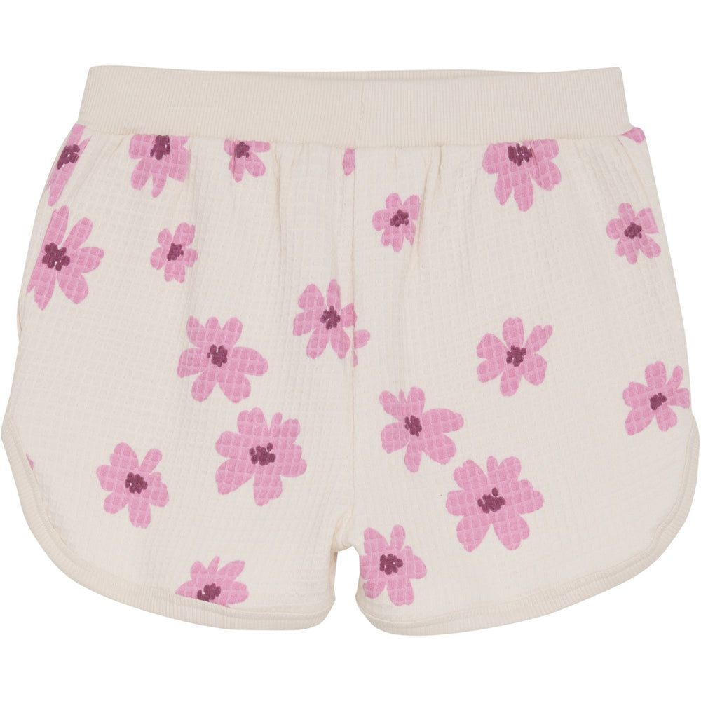 Køb Minymo White Swan Sweat Shorts AOP