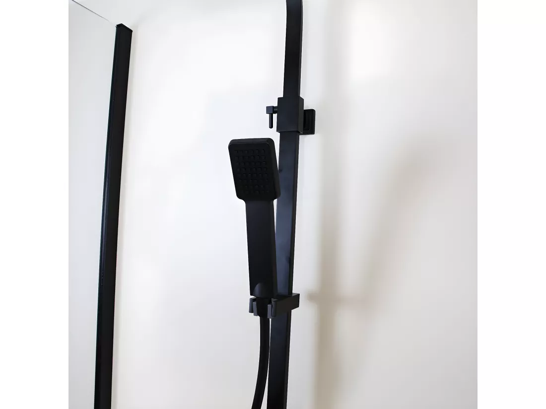 Quartos colonne de douche noire avec thermostatique 300 - Essebagno
