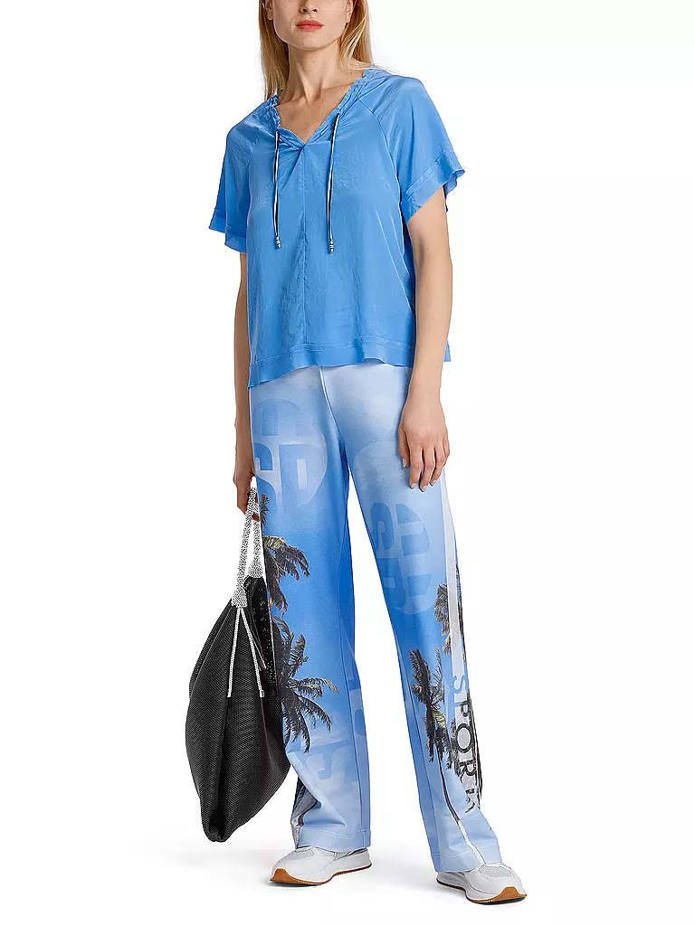 MARC CAIN Blusenshirt blau