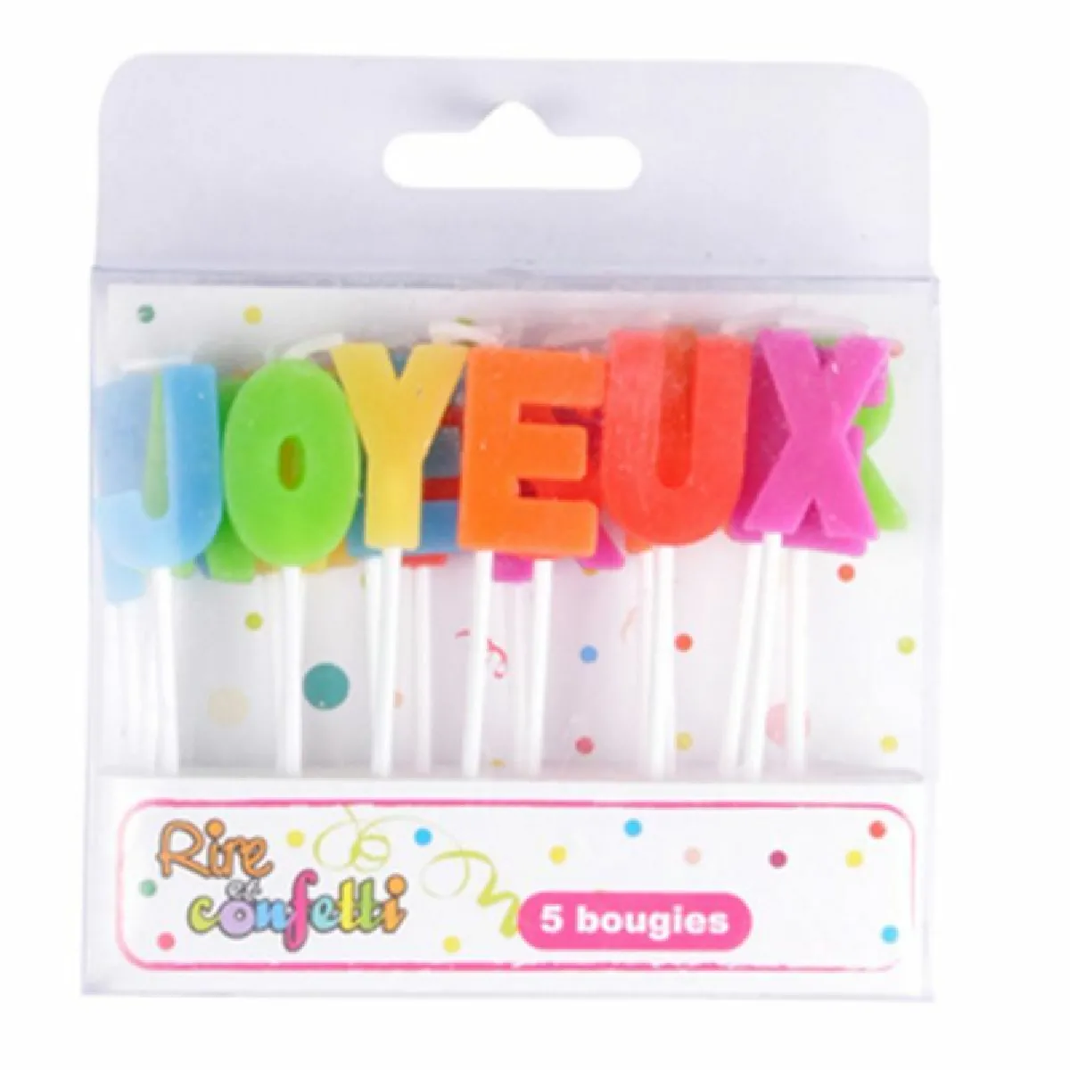 Paris Prix 18 Bougies Anniversaire Multicolore