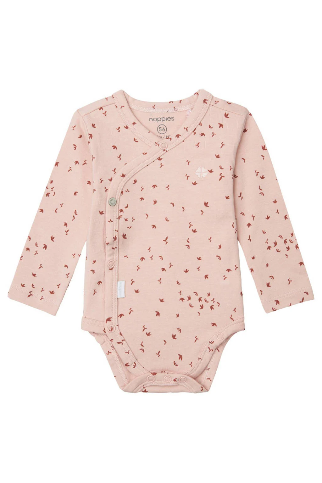 Noppies newborn romper Norsik van katoen