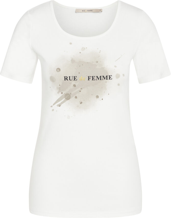 Rue de Femme ¤ New Svea t-shirt RdF ¤ White sand