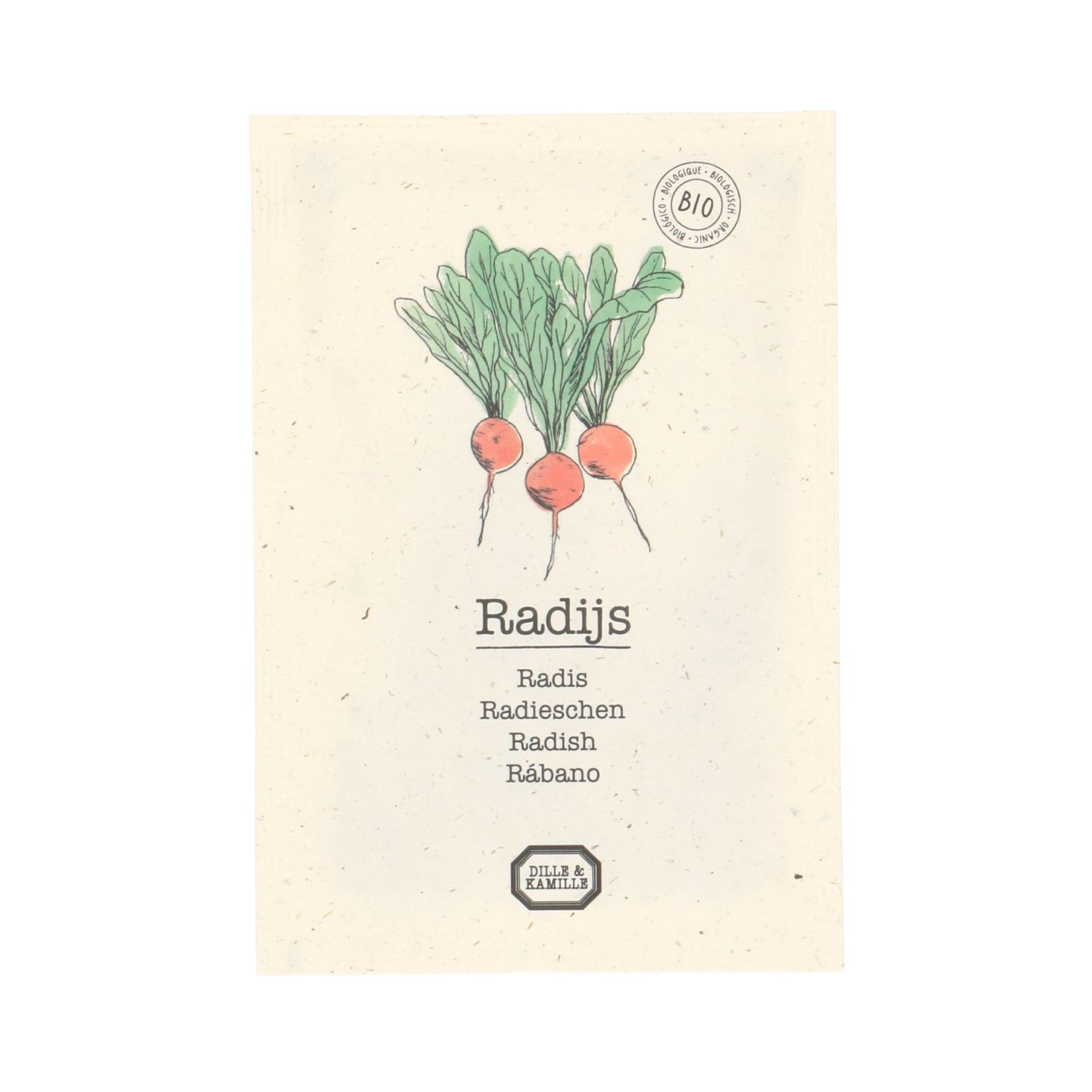 Groentezaden, biologisch, radijs, 3 g