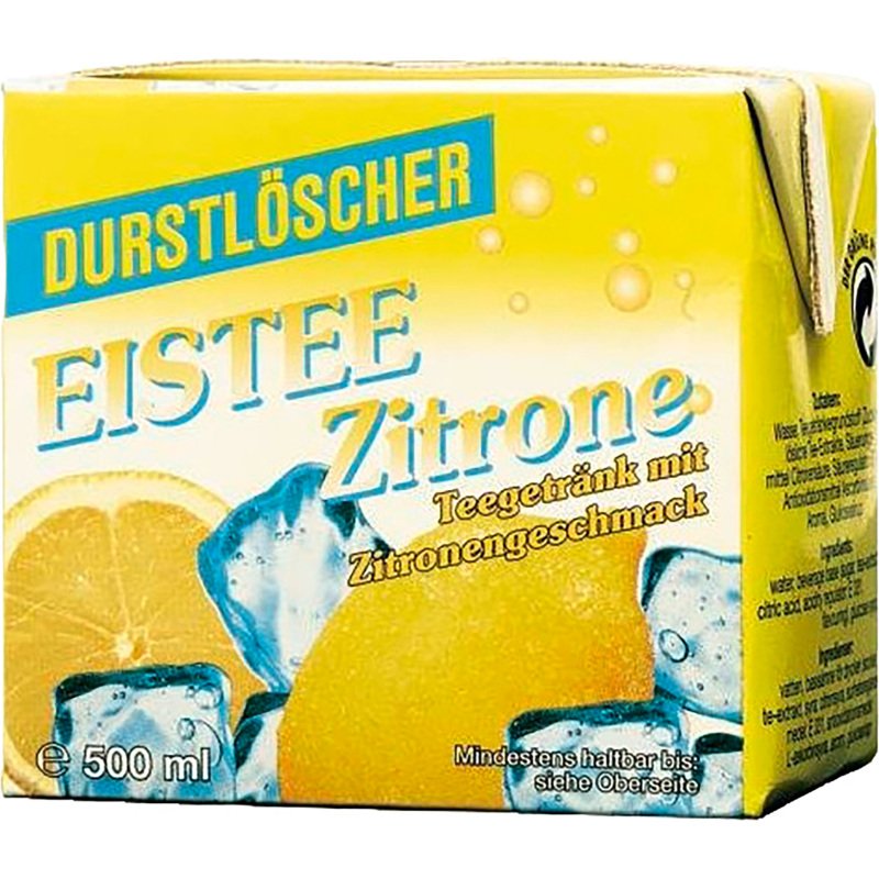 Boisson rafraîchissante thé glacé goût citron
