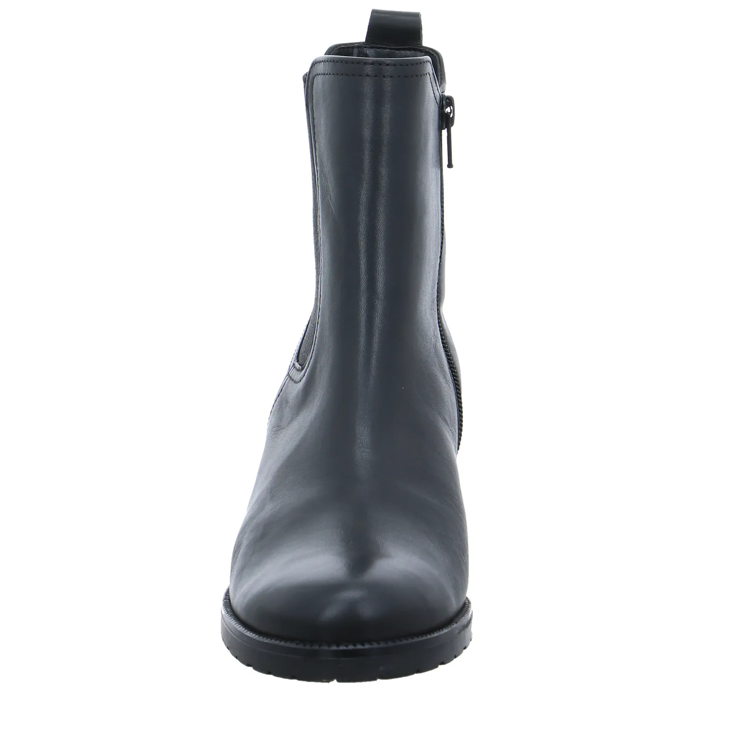 GABOR Stiefelette Schwarz Leder  mit Wechselfussbett
