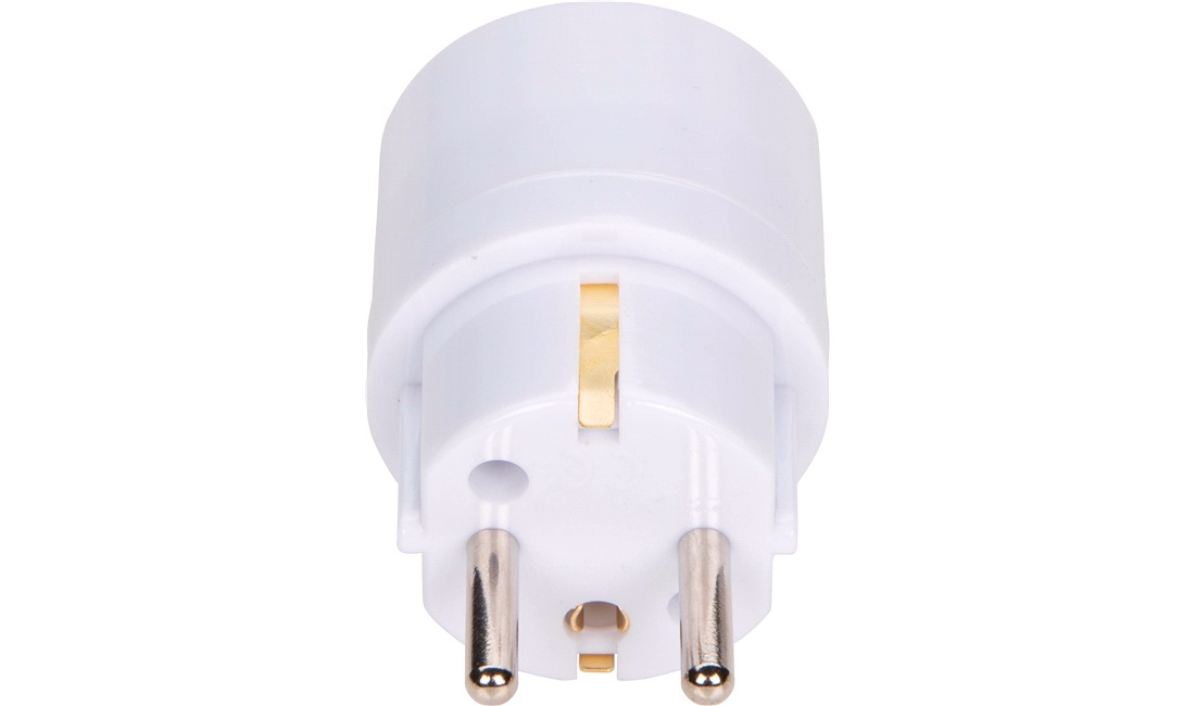 Hybrid stikprop adapter DK til SCHUKO