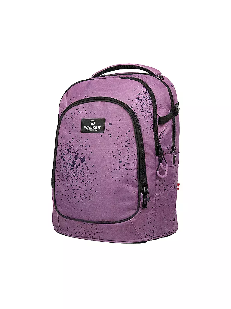 WALKER Schulrucksack Campus Evo 2.0 Purple Splash  beere