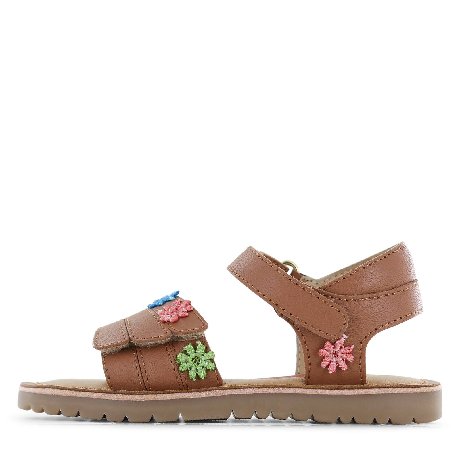 Shoesme cognac sandaaltje met bloemetjes Leer | Sale